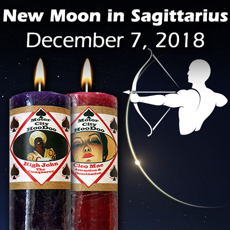 New Moon in Sagittarius December 7 2018