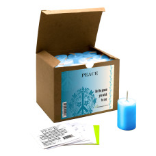 World Magic Peace Votives (Box of 24)