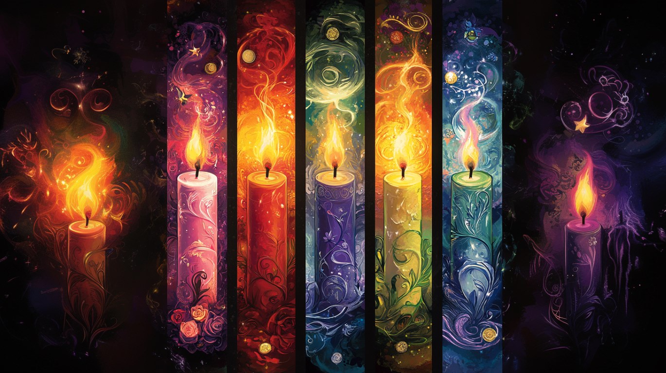 The power of color in candle magic