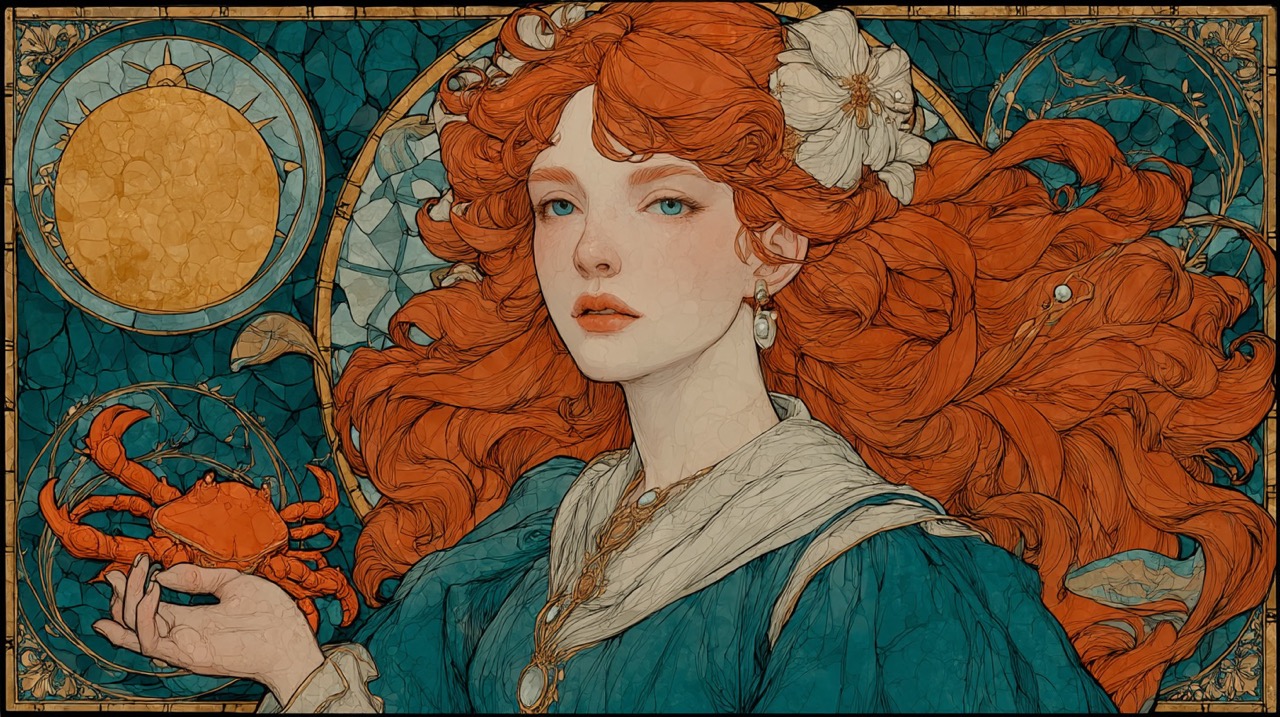 davezilla Cancer the Zodiac sign as a pretty redheaded young a4ced1db 32f4 4082 b65f 53385722b057 1 Large